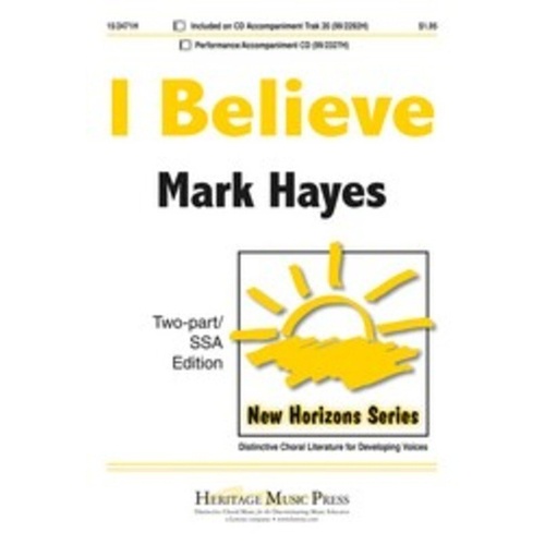I Believe 2 Part/Pno