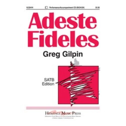 Adeste Fideles SATB/Piano Perc