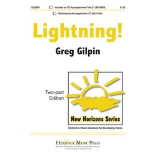 Lightning 2 Part Choral by Greg Gilpin - Heritage Music Press