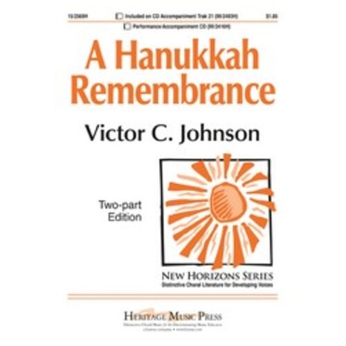 Hanukkah Remembrance 2 Part/Piano Opt Violin 