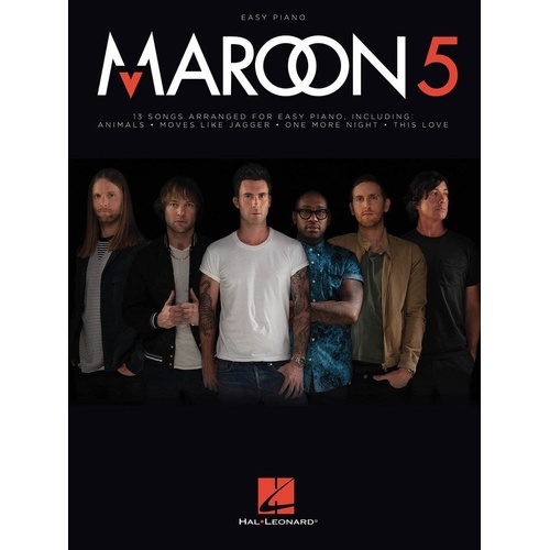 Maroon 5 Easy Piano Songbook - 72 Pages, Simplified Arrangements, Includes Hits Like Moves Like Jagger, Sugar, and More
