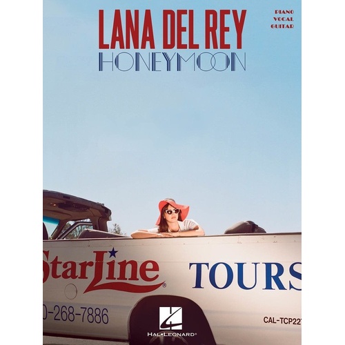 Lana Del Rey - Honeymoon Piano, Vocal, Guitar Songbook