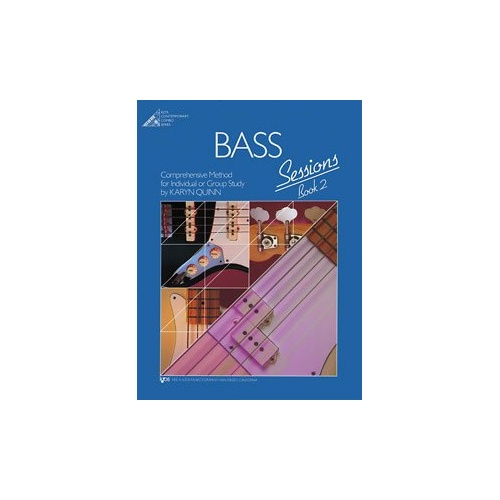 Bass Sessions Book 2 for Jazz Ensemble - Kjos Contemporary Combo Series, 48 Pages