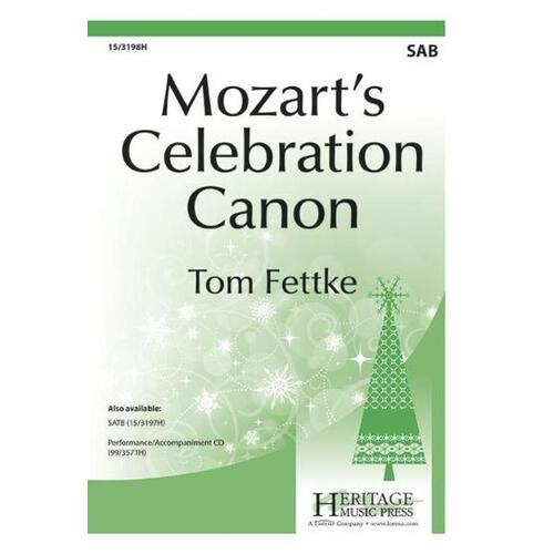 Mozarts Celebration Canon SAB (Octavo)
