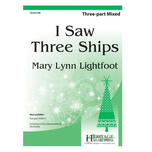 I Saw Three Ships 3 Part Mixed (Octavo)