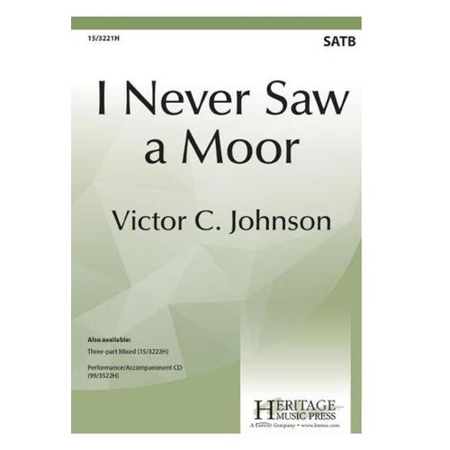 I Never Saw A Moor SATB (Octavo)