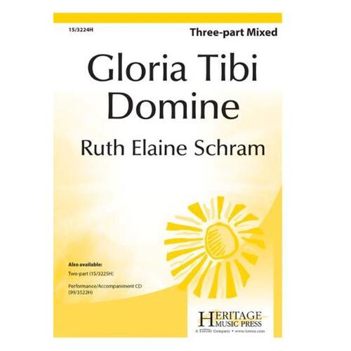 Gloria Tibi Domine 3 Part Mixed (Octavo)