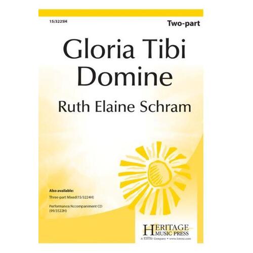 Gloria Tibi Domine 2 Part (Octavo)