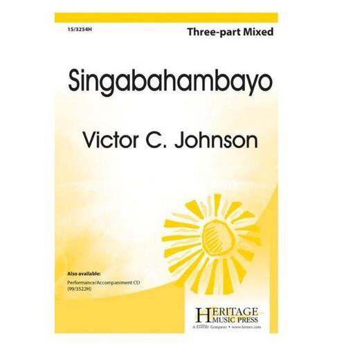 Singabahambayo 3 Part Mixed (Octavo)
