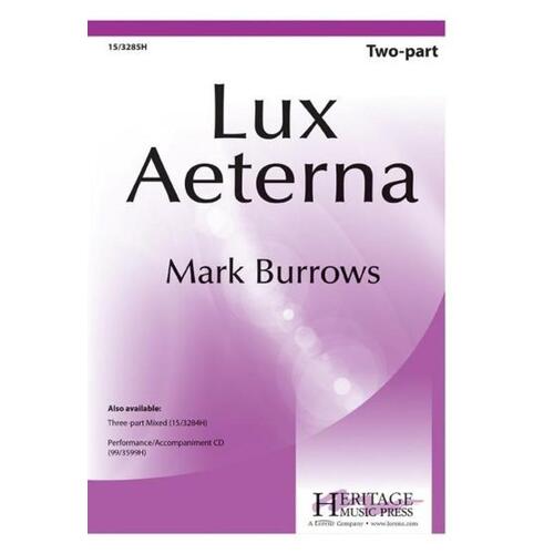 Lux Aeterna 2 Part (Octavo)