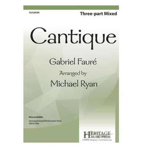 Cantique 3 Part Mixed (Octavo)