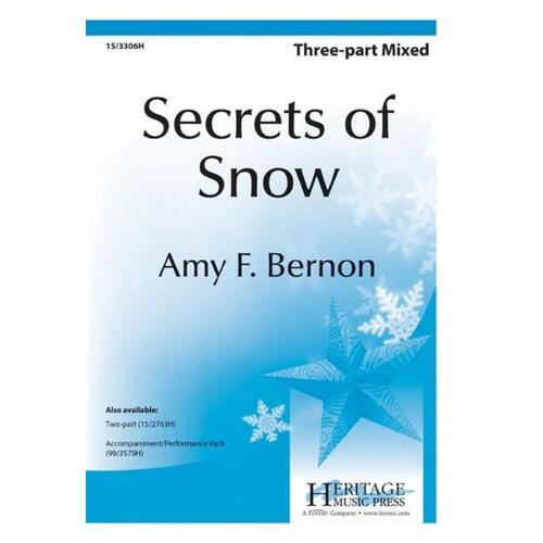 Secrets Of Snow 3 Part Mixed (Octavo)
