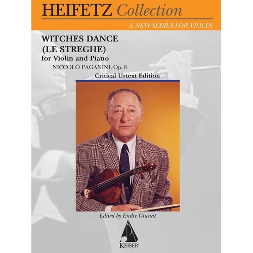 Witches Dance Op 8 Violin/Piano (Softcover Book)