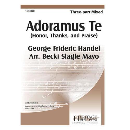 Adoramus Te 3 Part Mixed (Octavo)