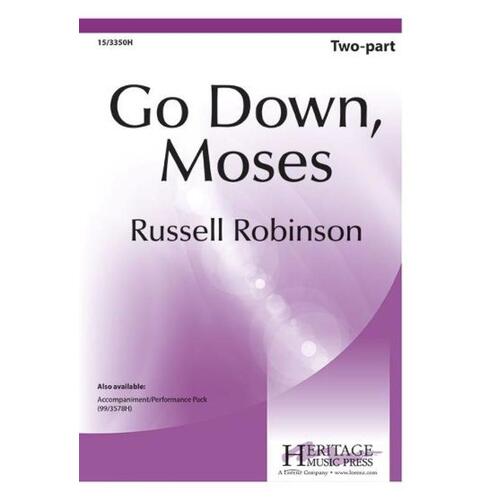 Go Down Moses 2 Part (Octavo)