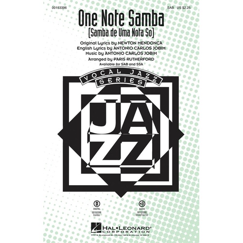One Note Samba ShowTrax CD (CD Only)