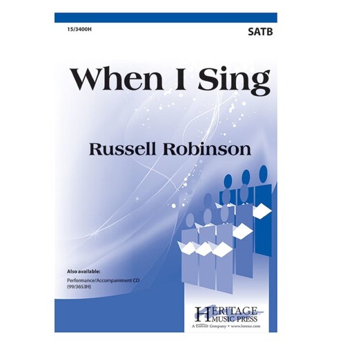 When I Sing SATB (Octavo)