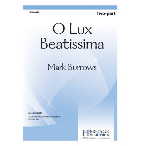 O Lux Beatissima 2 Part (Octavo)