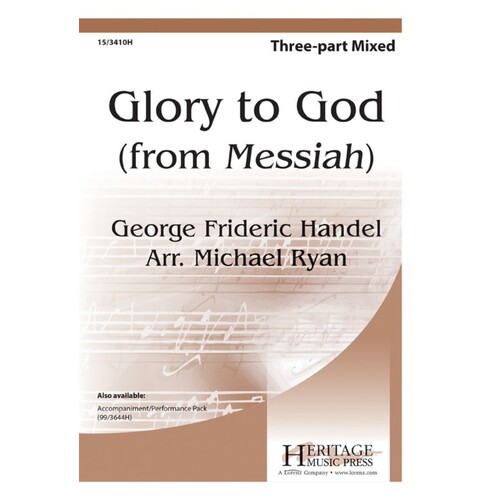 Glory To God 3 Part Mixed (Octavo)