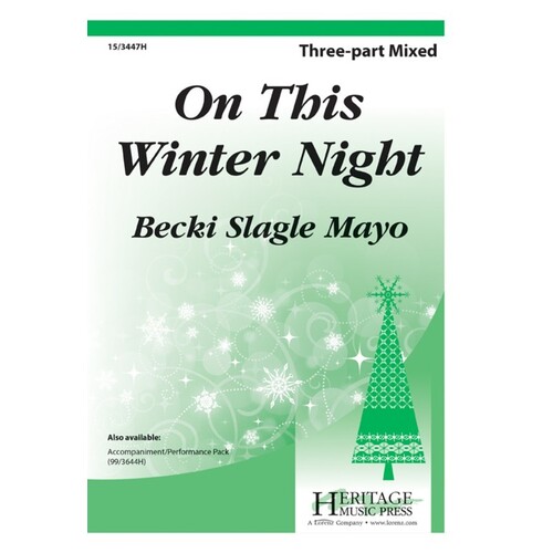 On This Winter Night 3 Part Mixed (Octavo)