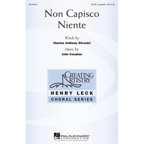 Non Capisco Niente SATB A Cappella (Octavo)