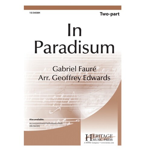 In Paradisum 2 Part (Octavo)