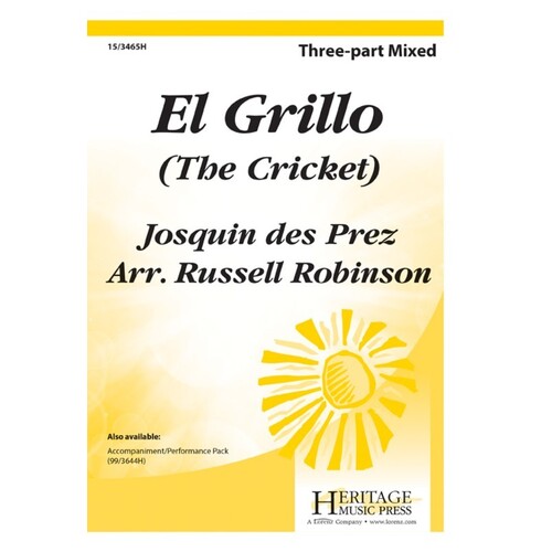 El Grillo 3 Part Mixed A Cappella (Octavo)
