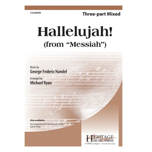 Hallelujah 3 Part Mixed (Octavo)