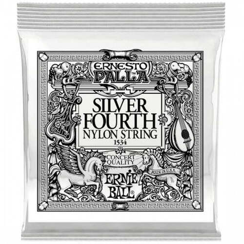 Ernie Ball 1534 Single Classical Guitar String Silver 4th