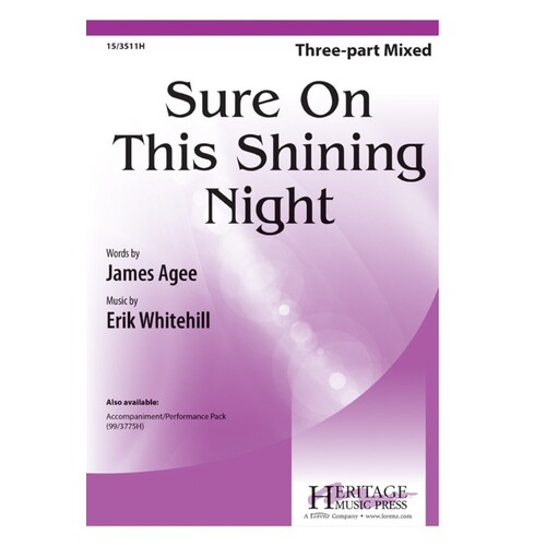 Sure On This Shining Night 3 Part Mixed (Octavo)