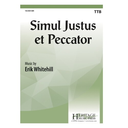 Simul Justus Et Peccator TTB (Octavo)