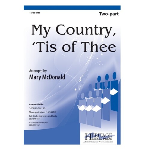 My Country Tis Of Thee 2 Part (Octavo)