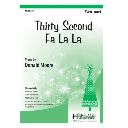 Thirty Second Fa La La 2 Part (Octavo)