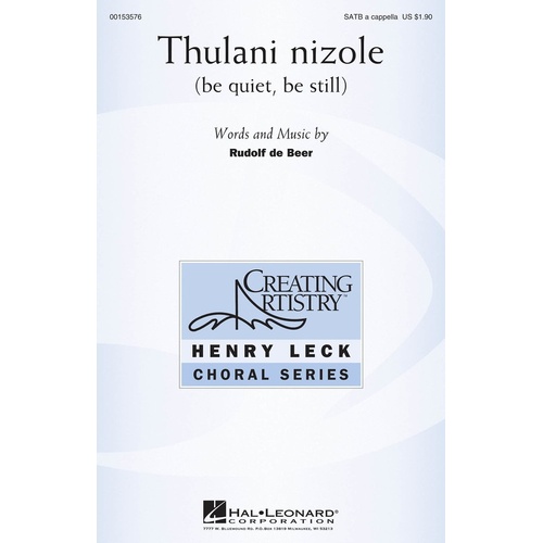 Thulani Nizole SATB A Cappella (Octavo)