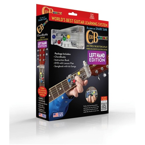 Chordbuddy Left-Handed Guitar Learning Boxed System (Package)