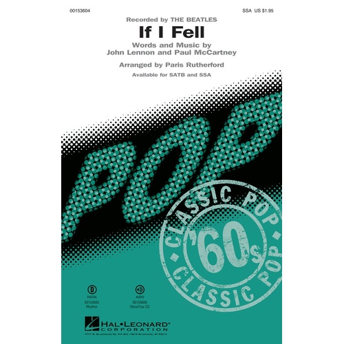 If I Fell SSA (Octavo)