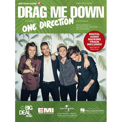 Drag Me Down PVG S/S With Online Audio (Sheet Music/OL Audio)