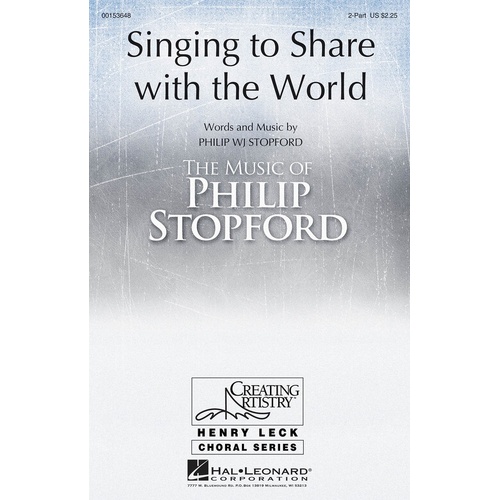 Singing To Share With The World 2 Part Treble (Octavo)