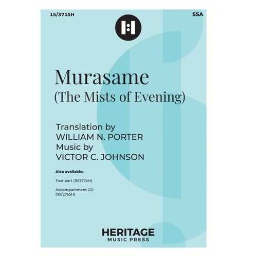 Murasame SSA by Victor C. Johnson - Choral Sheet Music