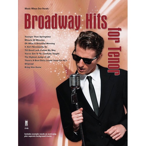 Broadway Hits For Tenor Book/CD 