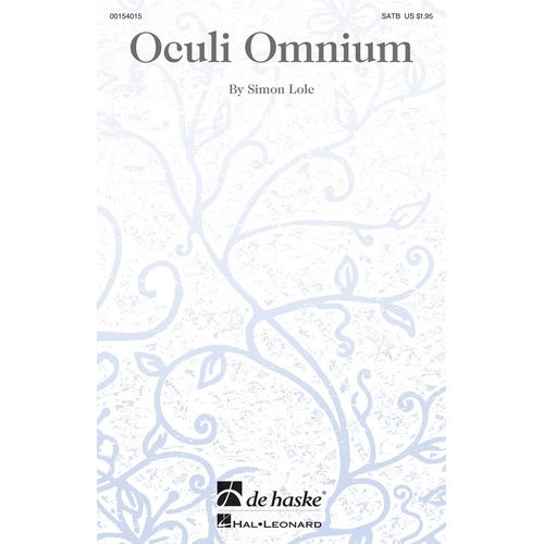 Oculi Omnium SSAttb A Cappella (Octavo)