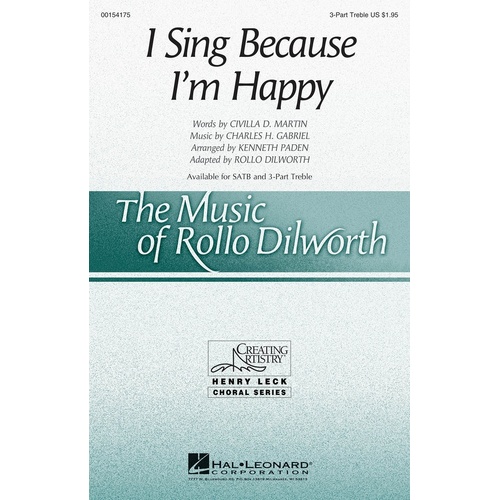 I Sing Because Im Happy 3 Part Treble (Octavo)