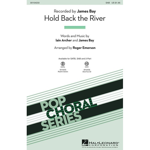 Hold Back The River SAB (Octavo)