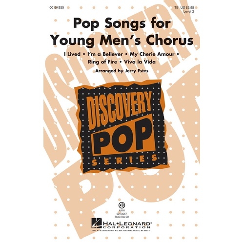 Pop Songs For Young Mens Chorus TB (Octavo)