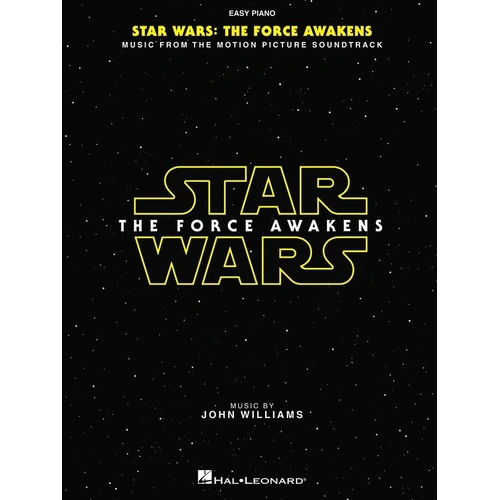Star Wars Force Awakens Easy Piano Solo Songbook by Hal Leonard, 72 Pages, Features Music from Episode VII Soundtrack