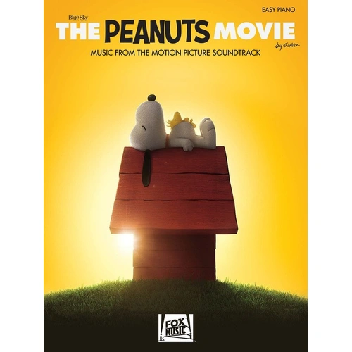 Peanuts Movie Easy Piano Songbook by Hal Leonard - 48 Pages, 8 Easy Arrangements, Color Art