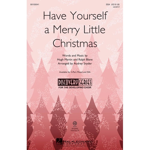 Have Yourself A Merry Little Christmas ssA (Octavo)
