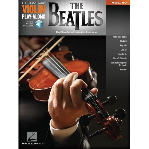The Beatles Violin Play-Along V60 BK/OLA