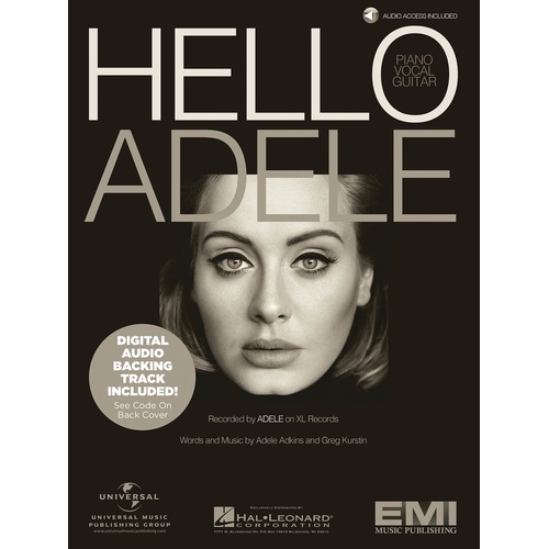 Adele - Hello PVG S/S (Sheet Music/OL Audio)