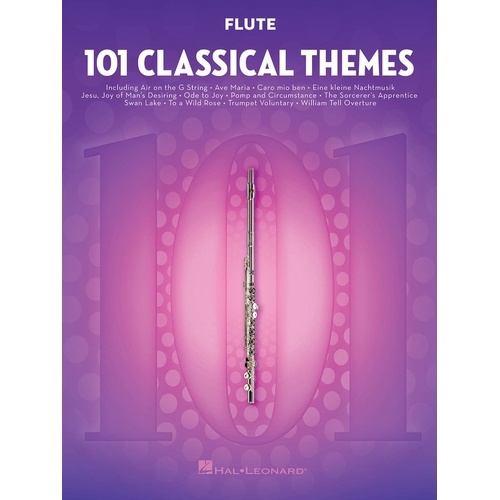 101 Classical Themes For Flute (Softcover Book)